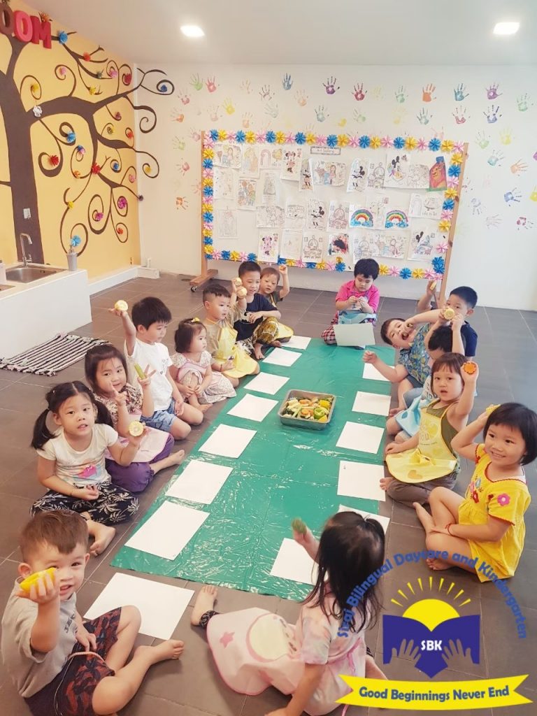 SBK Students Sat Together Ready For Art Class