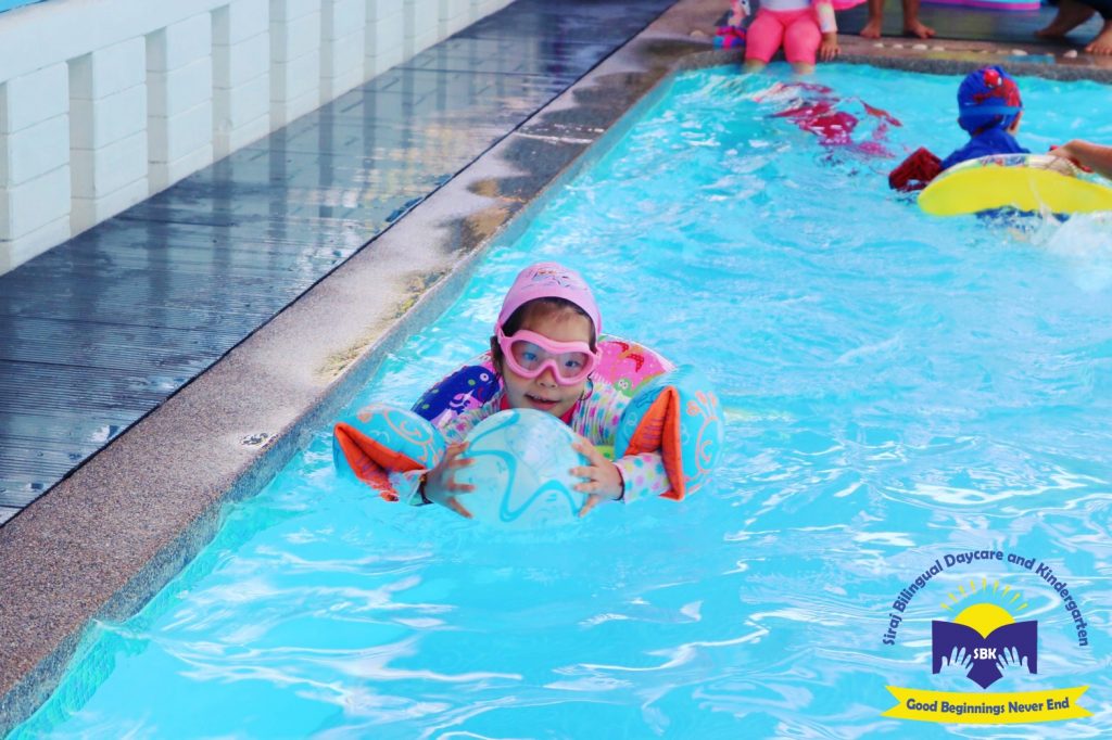 SBK Student Having Fun Swimming